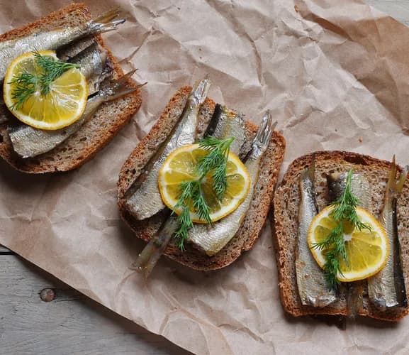 Sardines au citron