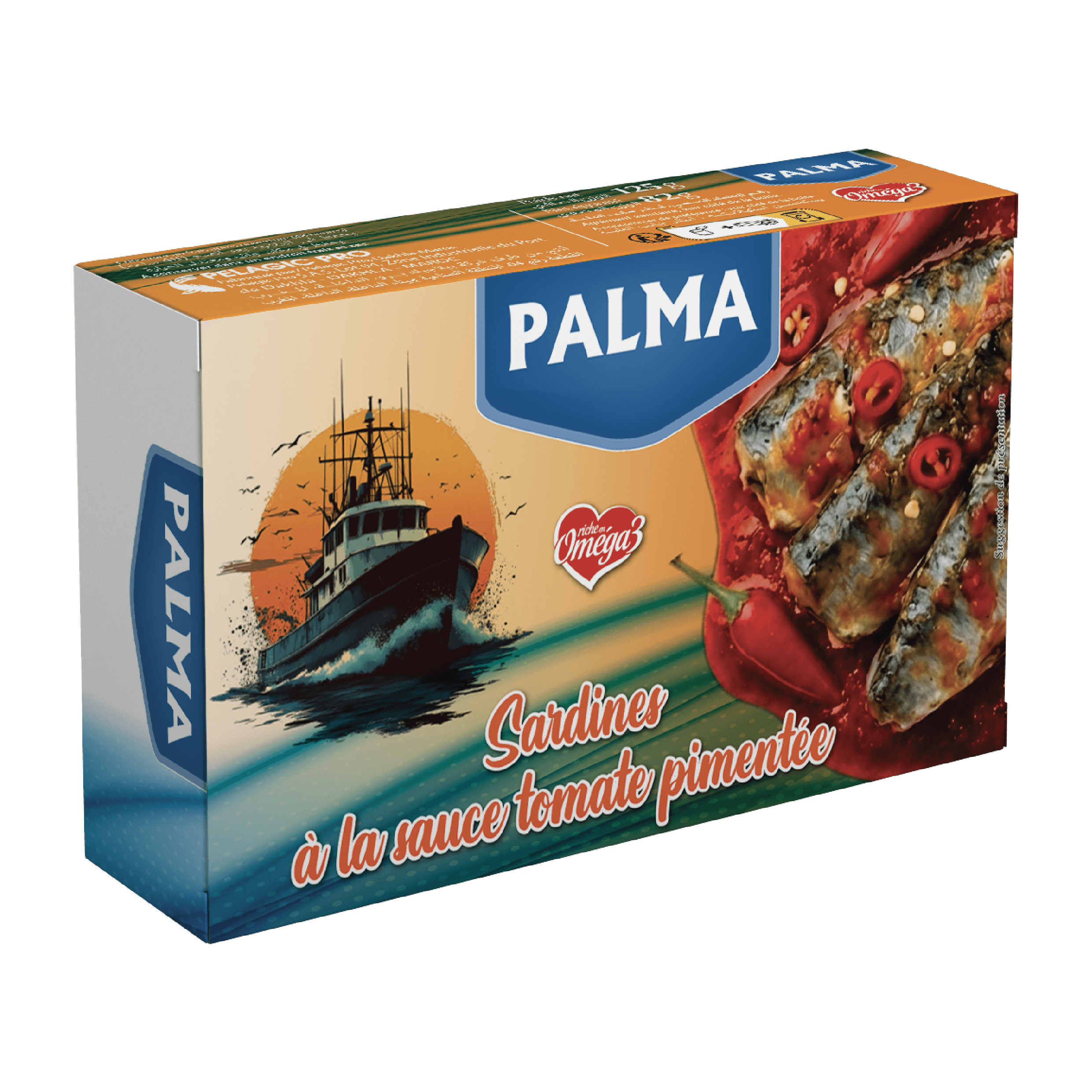 Sardines à la sauce tomate pimentée